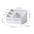 thumbnail image 3 of Desktop Storage Box Cosmetics Storage Plastic Multifunctional Makeup Desk Office Organizer for Dormitory Living Room, 3 of 4