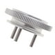 thumbnail image 1 of Volante de 3 pines para coche de gas RC 1:8 para HSP 94885, 94886, 94081, 94083, 94087 Plata, 1 of 6