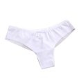 thumbnail image 2 of YWDJ Cheeky Underwear for Women Lightweight No Show Fashion Briefs Comfortable Underwear Causal Panties Briefs White L, 2 of 3