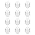 thumbnail image 2 of 12 huevos transparentes, huevos de Pascua rellenables, suministros para la búsqueda de Pascua, decoraciones para el hogar, cajas de dulces, canastas Claro, 2 of 8