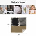 thumbnail image 5 of Brown Black Cloth Napkins, Farmhouse Striped Modern Abstract Art Washable and Reusable Dinner Napkins Set of 8, Table Napkin for Kitchen Party Birthday Wedding Hotel Housewarming 20"x20", 5 of 9