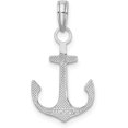 thumbnail image 3 of Solid 14K White Gold 2-D Polished Anchor Charm - 33.25mm, 3 of 6