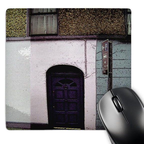 3dRose, A Purple Dublin Door Done Three Different Ways and Beveled , MousePad