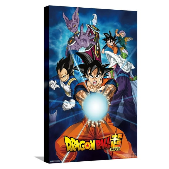 Dragon Ball Super - Groups Canvas Wall Poster, 14.725" x 22.375"