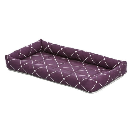 UPC: 0027773023852 | Midwest Homes for Pets QuietTime Couture Ashton Bolster Dog Bed / Ideal for Dog Crates