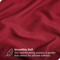 thumbnail image 3 of The Great American Store Queen Pillow Cases Solid Burgundy - 12 Pack - Envelope Closure - Soft Brushed Microfiber Fabric - Shrinkage and Fade Resistant Pillow Cases Queen Size 20 X 30 Inches, 3 of 4