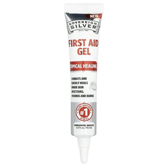 Sovereign Silver First Aid Gel, 0.5 fl oz (14.5 ml)