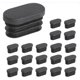 thumbnail image 1 of 100 Pieces 15x30mm Plastic End Caps,for Furniture Feet Tubes Oval End Caps,for Plastic Chair Legs Stopper,for Oval Pipe_fi, 1 of 5