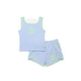 thumbnail image 3 of Disney Stitch Toddler Girls Embroidered Tank Top and Shorts Set, 2-Piece, Sizes 12M-3T, 3 of 7
