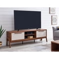 thumbnail image 4 of New Pacific Direct Heaton 60.5" Wood Low-profile TV Stand in Brown/Walnut, 4 of 8
