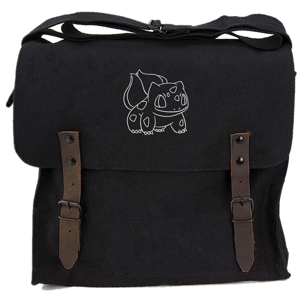 Bulbasaur Heavyweight Canvas Messenger Shoulder Bag