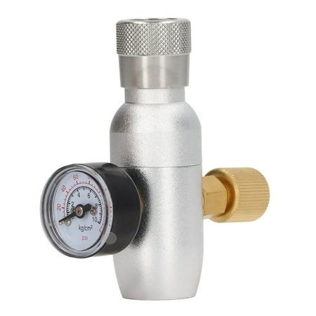 

Mini CO2 Gas Regulator Replacement Silver Beer Keg Pressure Regulator Anti Rust For Home Brew