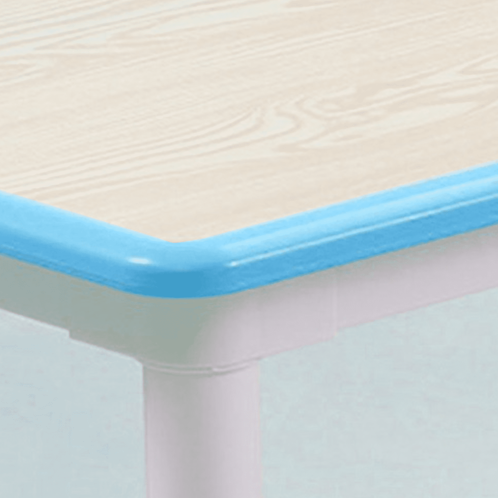 Kids Table & 6 Chairs Set, Height Adjustable Toddler Table and Chairs Set for Ages 2+, Graffiti Desktop, Non-Slip Legs, Children Activity Table for Daycare Classroom Home