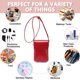 thumbnail image 5 of Bolso para teléfono móvil de PU bolso colgado bolso de hombro vertical pequeña cartera, 5 of 5