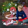 thumbnail image 2 of Cateissary Decoraciones Escalada Escaleras Juguete Educativo Temprano Juguete Musical de Papá Noel Tobogán Juguetes Niños Fiesta de Navidad Kits de decoración para fiestas Cateissary HA039076-00, 2 of 6