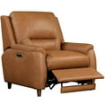 thumbnail image 6 of Pemberly Row Contemporary Leather Caramel Cream Power Recliner P2, 6 of 11
