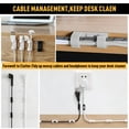 thumbnail image 3 of Cable Clips with Strong Self-Adhesive, XIAOXI Cable Tidy Management Sticky Wire and cord Holder Organizer - 40 Pcs (Clear), 3 of 6