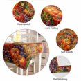 thumbnail image 6 of Fall Scarecrows Tablecloth Square Table Cloth 60x60 , Waterproof Tablecloth Outdoor Table Cloth, Autumn Thanksgiving Farm Pumpkins Fruit Washable Table Cover for Kitchen Dining Party, 6 of 8