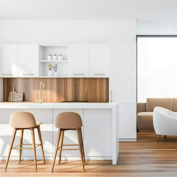 Matte Contact Paper PVC DIY Self-adhesive Waterproof Wallpaper Renovation Kitchen Cabinets Decorative Films Vinyl Wall Stickers