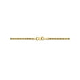 thumbnail image 3 of Diamond Cut Rope Chain Bracelet in 14K Yellow Gold 9 inches (2.0mm) for Women, 3 of 4
