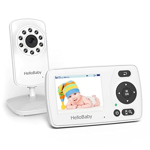 Monitor para bebés con cámara y pantalla portátil