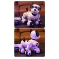 thumbnail image 2 of Riwcyla Remote Control Programming Smart Dog Robotic Patrol Dog Programmable Remote Control Dog Intelligent Patrol Dog Toy with Function Songs Demonstration Programming Rotating Head, 2 of 6