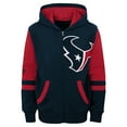 thumbnail image 2 of Preschool Navy Houston Texans Stadium Color Block Full-Zip Hoodie, 2 of 3