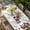 Brown Ivory, variant on Sweet Home Table Cloths for 8 Foot Rectangle Tables, Western Stars Bird Houses Country Vintage Patio Waterproof Elastic Fitted Tablecloths, Washable Rectangular Table Cover for Camping