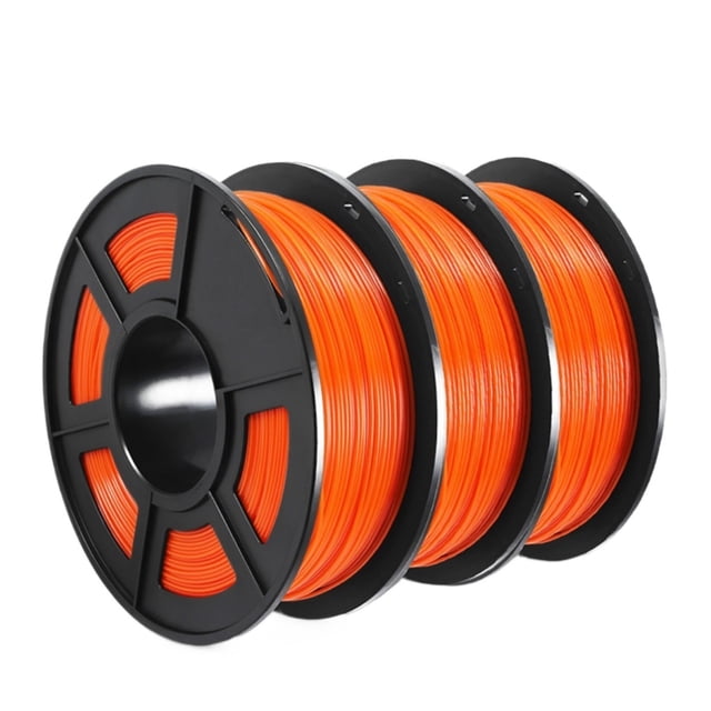 PETG 3D Printer Filament, 3KG Non-Toxic Dimensional Accuracy +/-0.02mm 3 Rolls FDM Printing Material Consumable ,Easy to Use