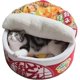 thumbnail image 1 of Ramen dog and cat bed,warm and super soft creative pet bed, removable and washable,suitable for small and medium-sized dogs and cats(medium size,red), 1 of 4