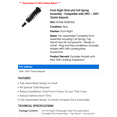 thumbnail image 2 of Front Right Strut and Coil Spring Assembly - Compatible with 2001 - 2007 Toyota Sequoia 2002 2003 2004 2005 2006, 2 of 2