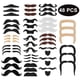thumbnail image 1 of Bigotes falsos, artículos para fiestas con bigotes, bigotes autoadhesivos, 1 of 5