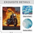 thumbnail image 3 of Diamond Art Kits for Adults - 5d Motorcycle Blaze Adventure Scene Diamond Painting for Adults, Diamond Art for Adults Beginners, Diamond Painting Kits for Adults for Home Wall Decor, 3 of 7
