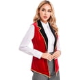 thumbnail image 2 of YiZYiF Gilet de Cirque pour Femmes, Queue-de-Pie, Col à Revers, Sans Manches, Vintage, Ouvert devant, Rouge 3TG, 2 of 8