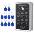 thumbnail image 1 of Yeacher 125KHz Single Door Proximity RFID Card Access Control System Keypad Include 10pcs Keyfobs, 1 of 8