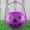 purple—M, variant on TIMIFIS Halloween Treat Bags Trick Or Treat Bags Alloween Decoration Foldable And Detachable Two And A Half Pumpkin Bucket Large, Medium And Small PP Candy Bag Bucket