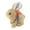 B, variant on ZJNGJC Realistic Bunny Toy Rabbit for Kids Interactive Jumping Twitching Ears Handmade Plushie A