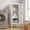 White, variant on Lockable 39" Slim Metal Storage Locker with 2 Adjustable Shelves – Versatile Steel Cabinet for Garage, Home, Office, School