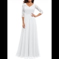 thumbnail image 2 of Vestido Formal para Mujer, Vestido de Madre de la Novia, 3/4, Vestido de Invitada de Boda, Vestido de Noche . S, 2 of 6