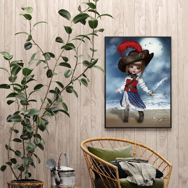 Cuadros Decorativos Chica de dibujos animados pintura al óleo por números Kits lienzo regalo para adultos niños sin marco Ndcxsfigh Nuevos Originales