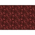 thumbnail image 1 of Ahgly Company Machine Washable Indoor Rectangle Transitional Chocolate Brown Area Rugs, 2' x 3', 1 of 7