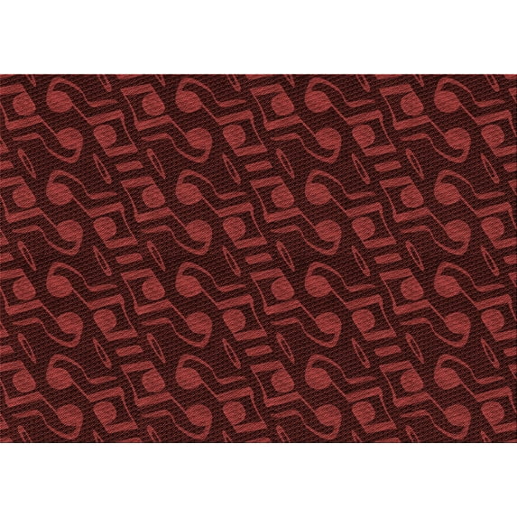 Ahgly Company Indoor Rectangle Patterned Chocolate Brown Area Rugs, 2' x 4'