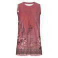thumbnail image 4 of SDNall Chandail Imprimé pour Femmes Mode Décontractée Col Rond, 4 of 9