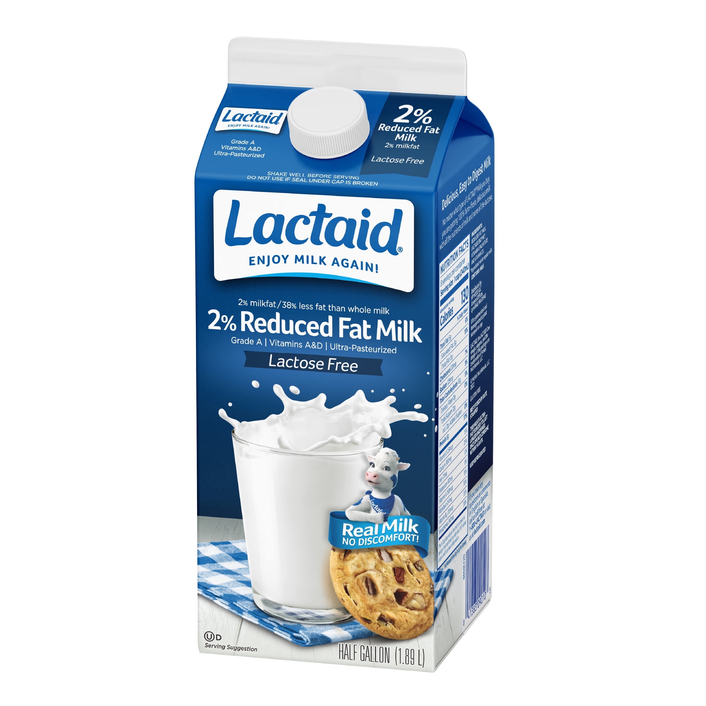 Lactaid 2% Reduced Fat Milk, 64 oz - Walmart.com