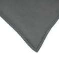 thumbnail image 2 of Delara GOTS Certified 100% Organic Cotton 2 Inch Flange Euro Sham Set of 2, 26"X26", Grey, 2 of 4