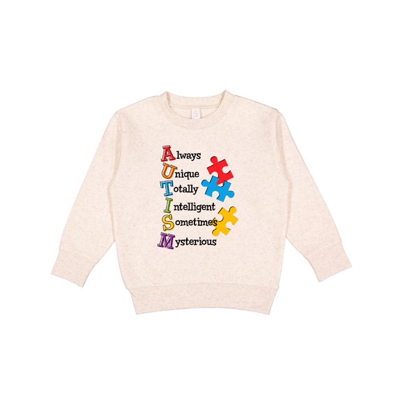 Inktastic Autism Acrostic Toddler Sweatshirt