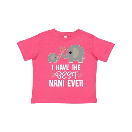 

Inktastic Best Nani Ever Grandchild Gift Toddler Boy or Toddler Girl T-Shirt