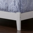 thumbnail image 6 of AFI Orlando Full Low Profile Wood Platform Bed Frame with Panel Headboard, White, 6 of 10