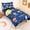 Blue Planet, variant on Beavtaens 4 Piece Toddler Bedding Set, Breathable and Soft Sheet Set, Includes Quilted Comforter, Flat Sheet, Fitted Sheet and Pillowcase for Girls