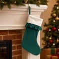 thumbnail image 6 of Large Christmas Stocking Non-Woven Hanging Decoration Gift Pouch for Fireplace Mantel Tree Wall Holiday Home Ornament, 6 of 7
